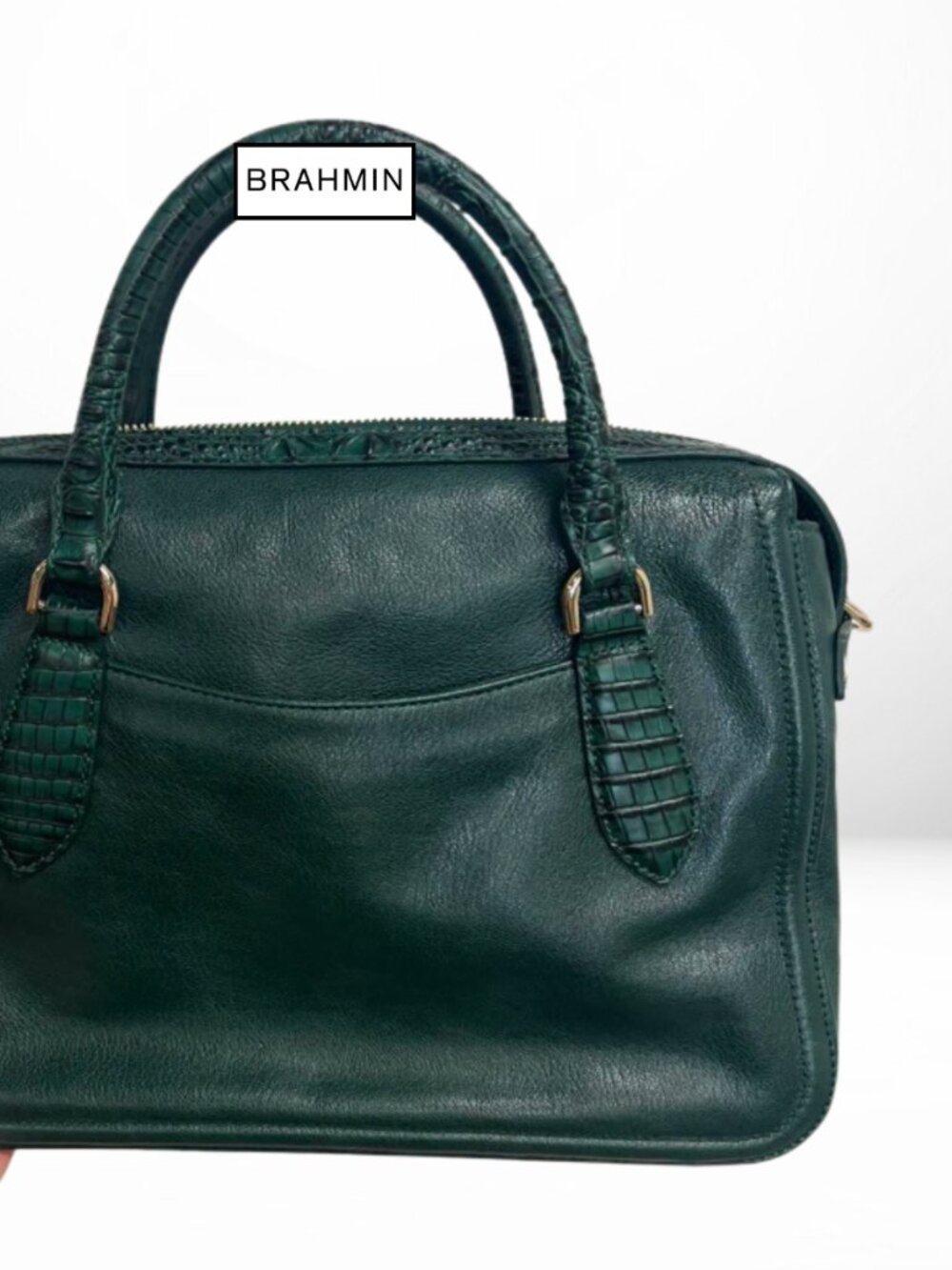Brahmin Micaela Leather Satchel Bag - Picture 3 of 10